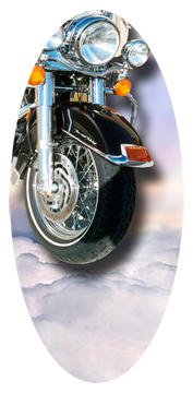 Biker on Clouds